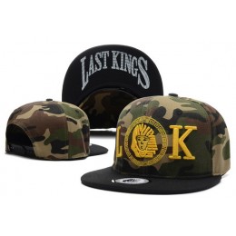 Last Kings Camo Snapback Hat XDF 0613