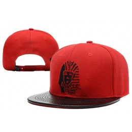 Last Kings Fur Red Snapback Hat XDF 0613
