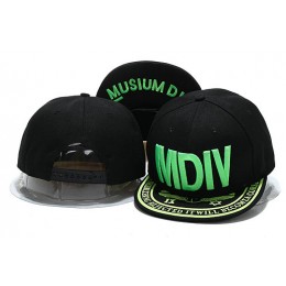 MDIV Black Snapback Hat YS 1 0721