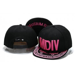 MDIV Black Snapback Hat YS 0721