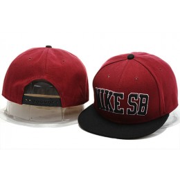Nike SB Red Snapback Hat YS 0721