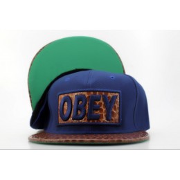 Obey Blue Snapback Hat QH 0721