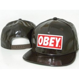 OBEY Snapback leather Hat DD11