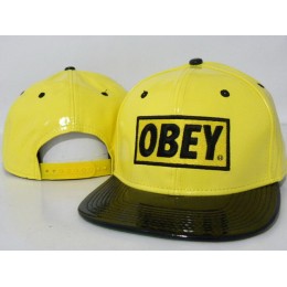 OBEY Snapback leather Hat DD12