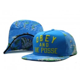Obey Blue Snapbacks Hat SF