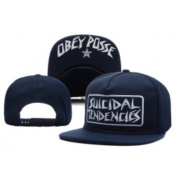Obey Posse Blue Snapback Hat XDF 0617