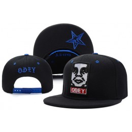 OBEY Black Snapback Hat XDF