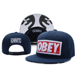OBEY Blue Snapback Hat XDF