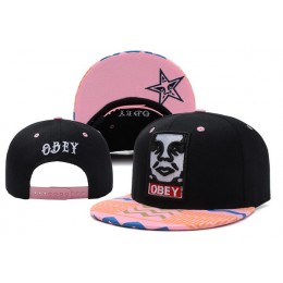Obey Black Snapbacks Hat XDF 3