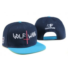 Odd Future Golf Wang Blue Snapbacks Hat TY
