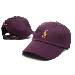 POLO Purple Snapback Hat LX 0528
