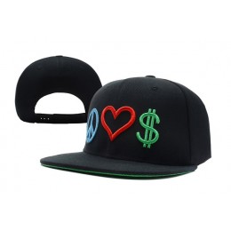 Peace Love Money Snapbacks Hat XDF 3