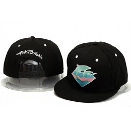 Pink Dolphin Black Snapback Hat YS 0613