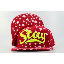 Stay Red Snapback Hat QH 0701