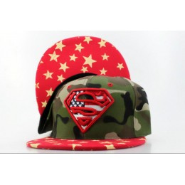 Super Man Camo Snapback Hat QH 1 0701
