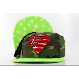 Super Man Camo Snapback Hat QH 2 0701
