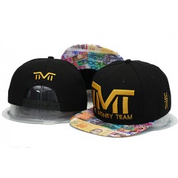 TMT Black Snapback Hat YS 0606