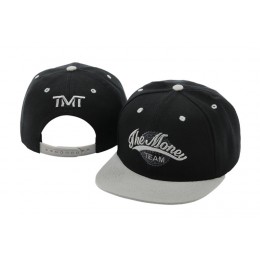TMT Courtside Black Snapback Hat TY 0701