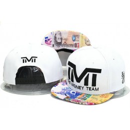 TMT White Snapback Hat YS 0613