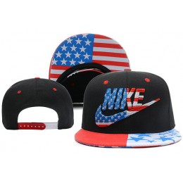 Nike USA Flag Black Snapback Hat XDF 0528