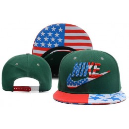 Nike USA Flag Green Snapback Hat XDF 0528