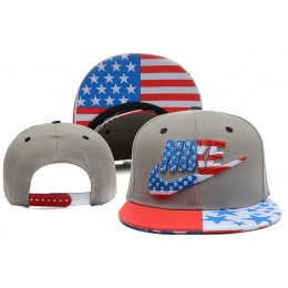 Nike USA Flag Grey Snapback Hat XDF 0528