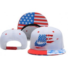 Nike USA Flag White Snapback Hat XDF 0528