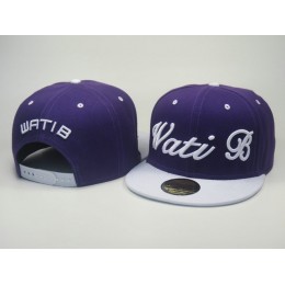 WATIB Purple Snapback Hat LS 0613