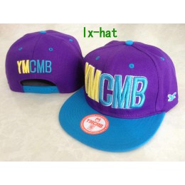 YMCMB Purple Snapback Hat GF
