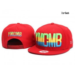 YMCMB Red Snapback Hat GF 2