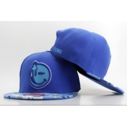 YUMS Blue Snapback Hat ZY 0512