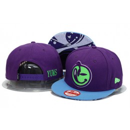 Yums Purple Snapback Hat YS 1 0606