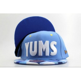 Yums Blue Snapback Hat QH 0701