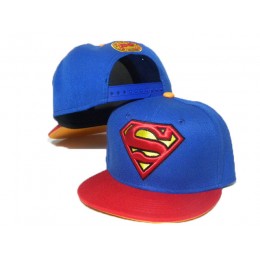 Kids Super Man Blue Snapback Hat DD