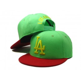 Kids Los Angeles Dodgers Green Snapback Hat SF
