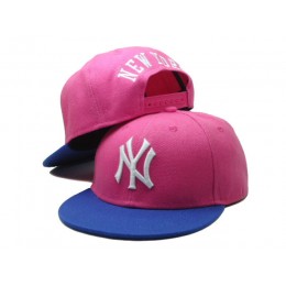 Kids New York Yankees Pink Snapback Hat SF