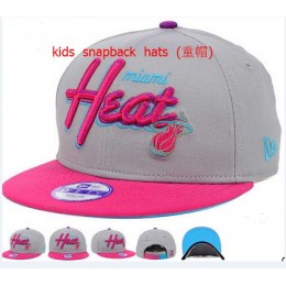 Kids Miami Heat Snapback Hat 60D 140802 1