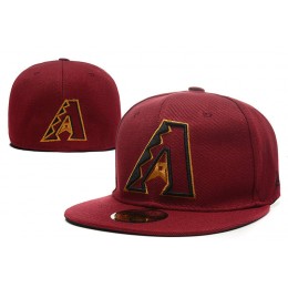 Arizona Diamondbacks Red Fitted Hat LX 0721