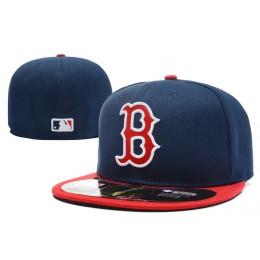 Boston Red Sox Navy Fitted Hat LX 0701