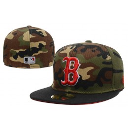 Boston Red Sox Camo Fitted Hat LX 0721