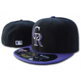 Colorado Rockies MLB Fitted Hat SF1