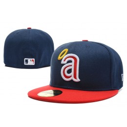Los Angeles Angels Navy Fitted Hat LX 0701