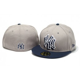 New York Yankees Grey Fitted Hat YS