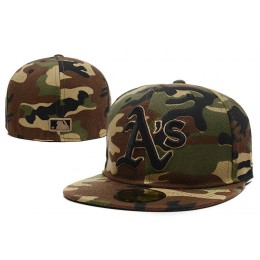 Oakland Athletics Camo Fitted Hat LX 0721