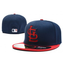 St. Louis Cardinals Navy Fitted Hat LX 0701
