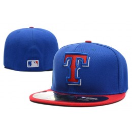 Texas Rangers Blue Fitted Hat LX 0701