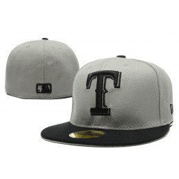 Texas Rangers Grey Fitted Hat LX 0721