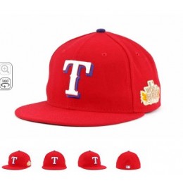Texas Rangers 2011 MLB World Series Patch Hat SF1