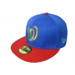 Washington Nationals MLB Fitted Hat LX06