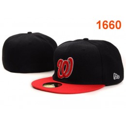 Washington Nationals MLB Fitted Hat PT02